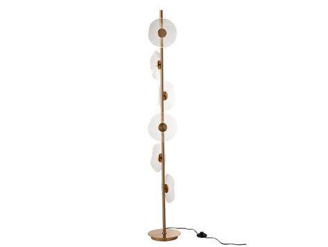 Vloerlamp Flower staande lamp metaal goud
