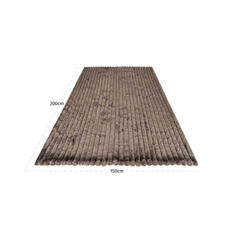 Richmond Interiors Plaid Chic Furenzo taupe 150x200 cm