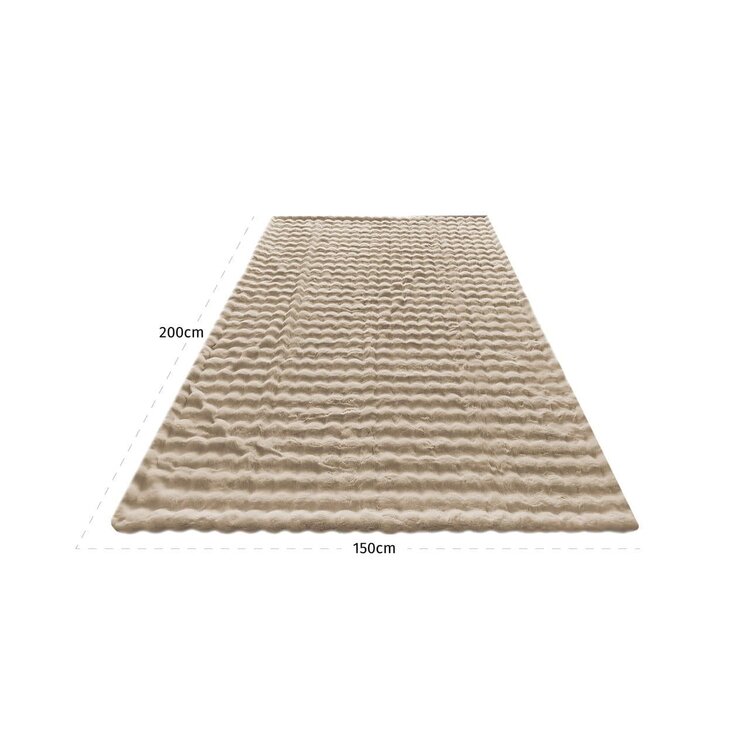 Richmond Interiors Plaid Nordic Plush beige 150x200 cm