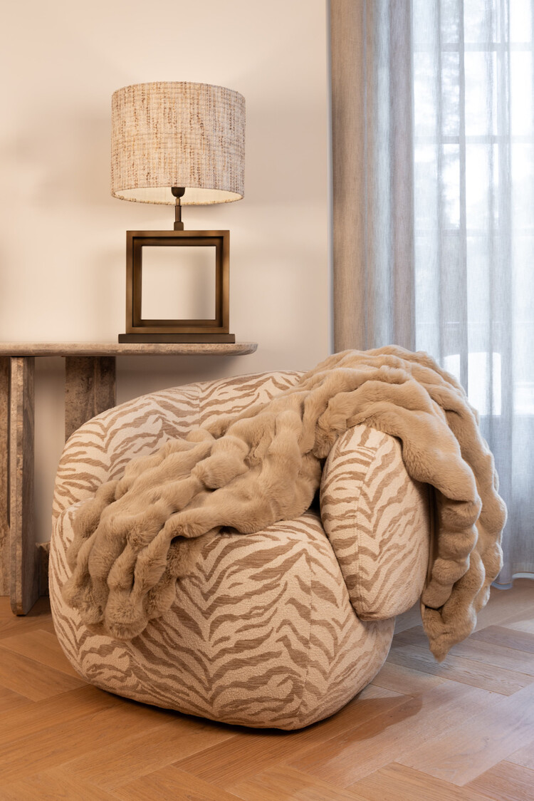 Richmond Interiors Plaid Nordic Plush beige 200x300 cm