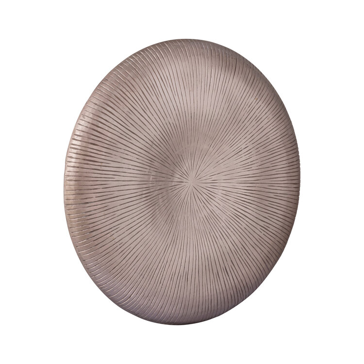 PTMD Collection Toran Bronze MDF thick stripe wandpaneel rond Medium