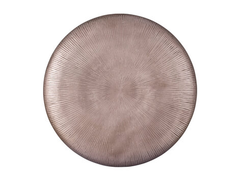 PTMD Collection Toran Bronze MDF thick stripe wandpaneel rond Large