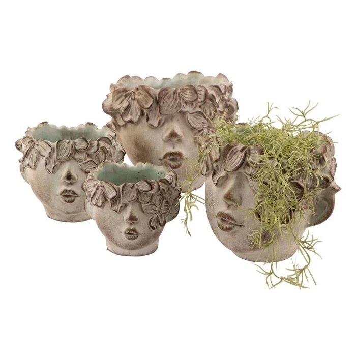 Concrete face grijs 20x18x14cm