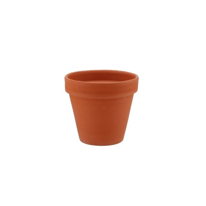 Terra roodsteen bloempot 16cm