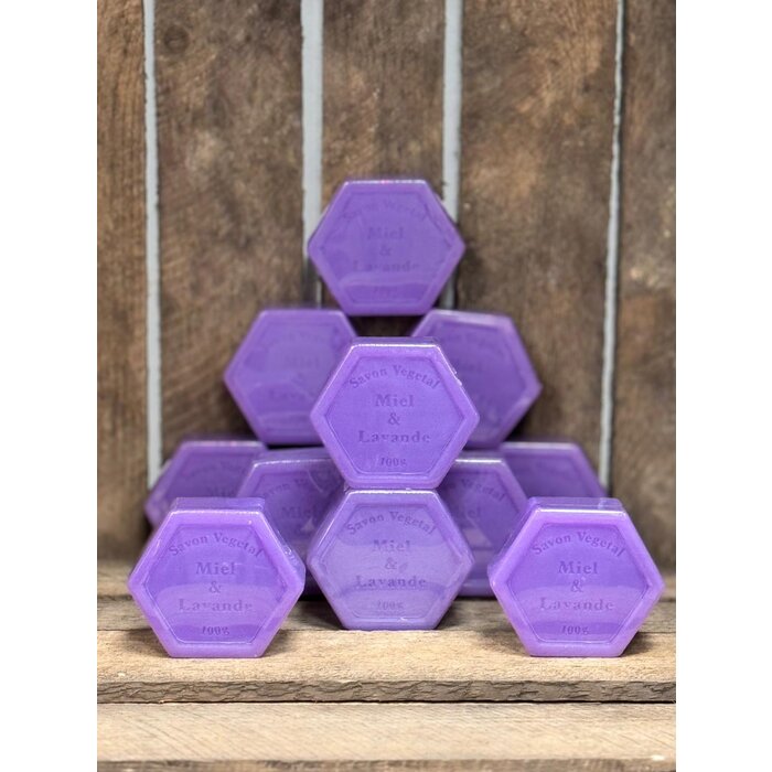 Zeep | Honingzeep met lavendel, plantaardig