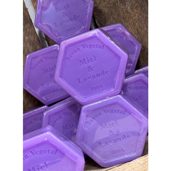 Zeep | Honingzeep met lavendel, plantaardig