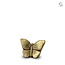 Keramische kunst urn keepsake Mariposa – goudkleurig - klein