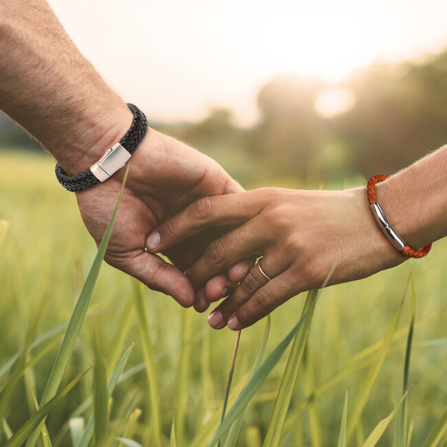 FPU 608 Embrace As Armband Gevlochten Leder