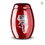 Mengla Glasfiber urn roos - rood