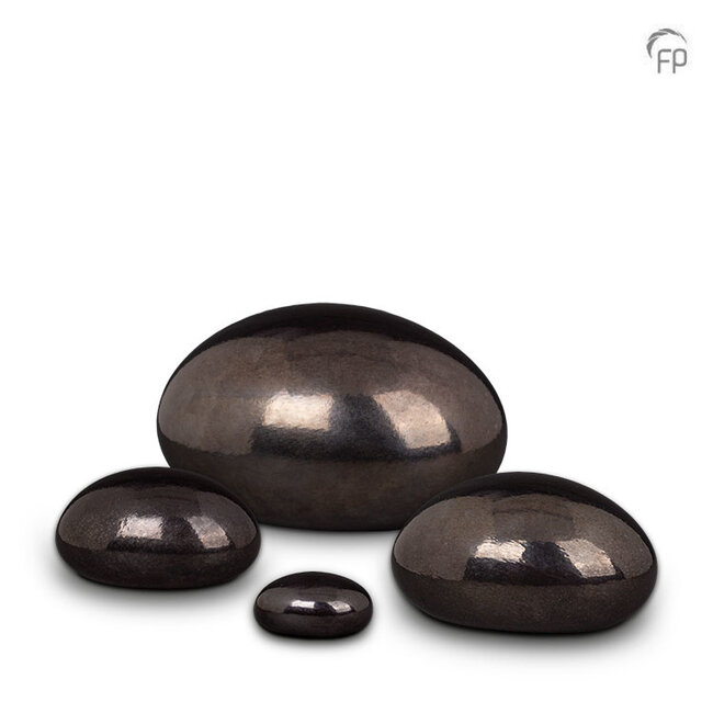 GU 700 M Glazen medium urn Lava stone