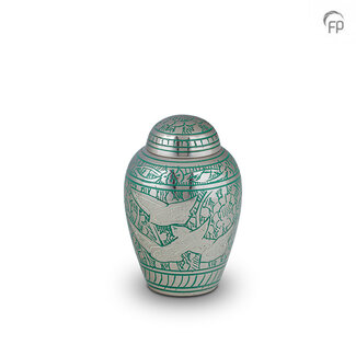 HU 139 K Metaal keepsake - zilvergroen