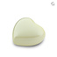 Metaal keepsake hart Satori - parelmoer wit