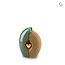 Keramische mini urn - groenbruin - KU 003 S