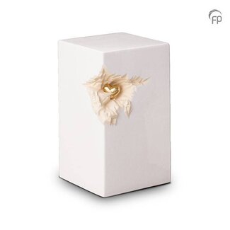 Mastaba Ceramika Keramische urn - wit - KU 016