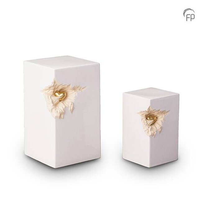 Keramische medium urn - wit - KU 016 Medium