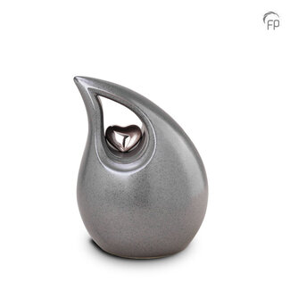 Mastaba Ceramika Keramische medium urn druppel - grijs - KU 018 M