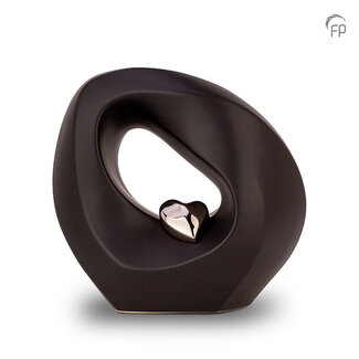 Mastaba Ceramika Keramische medium urn - zwart - KU 040 M