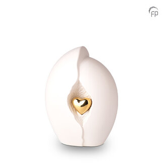 Mastaba Ceramika Keramische medium urn - wit - KU 047 Medium