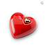 Keramische medium urn hart - rood - KU 055 L