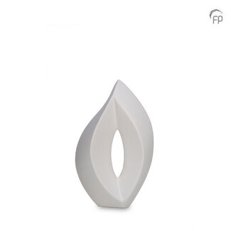 Mastaba Ceramika Keramische medium urn Venezia - wit - KU 061 M
