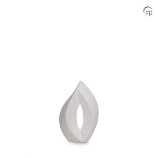 Mastaba Ceramika Keramische mini urn Venezia - wit - KU 061 S