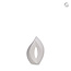 Keramische mini urn Venezia - wit - KU 061 S