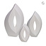 Keramische mini urn Venezia - wit - KU 061 S