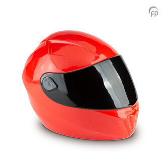 Mastaba Ceramika Keramische urn Motorhelm - rood - KU 123