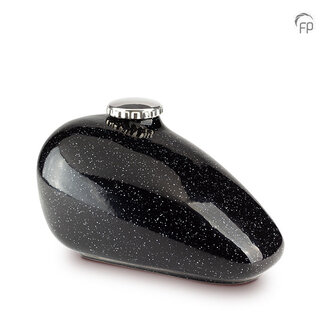 Mastaba Ceramika Keramische urn Motortank - zwart - KU 124