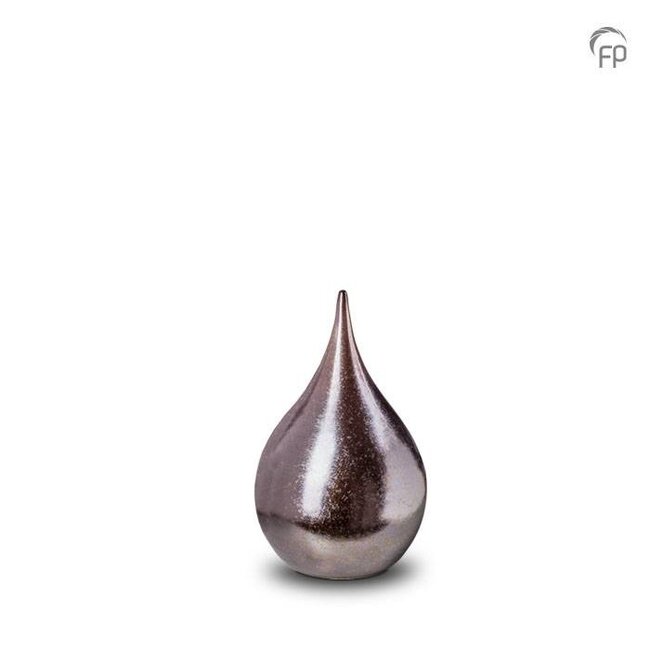 Kleine keramische keepsake teardrop urn - KU 512 K