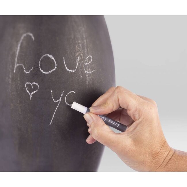 Keramische urn My Feelings – signaalzwart