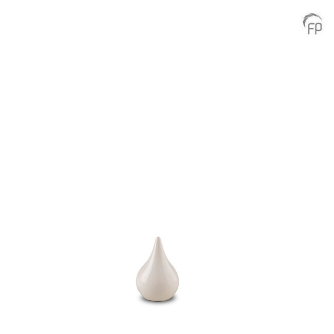 Kleine keramische keepsake teardrop urn - KU 516 K