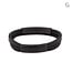 As Armband Leder en RVS - Zwart - MOL 206