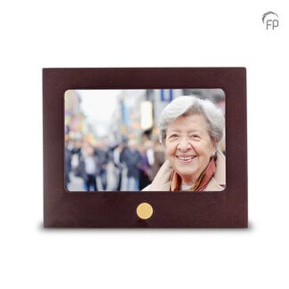 Terrybear MDF urn fotolijstje – bordeaux rood