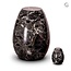 SU 2981 K Marmeren keepsake urn - zwart & wit