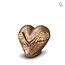 Keramische mini urn - hart met vleugels