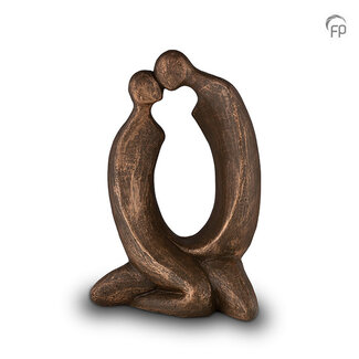 Geert Kunen Keramische urn brons Onze sterke liefde