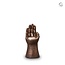 Geert Kunen Keramische urn brons handje waxinelicht - UGK 145 AT