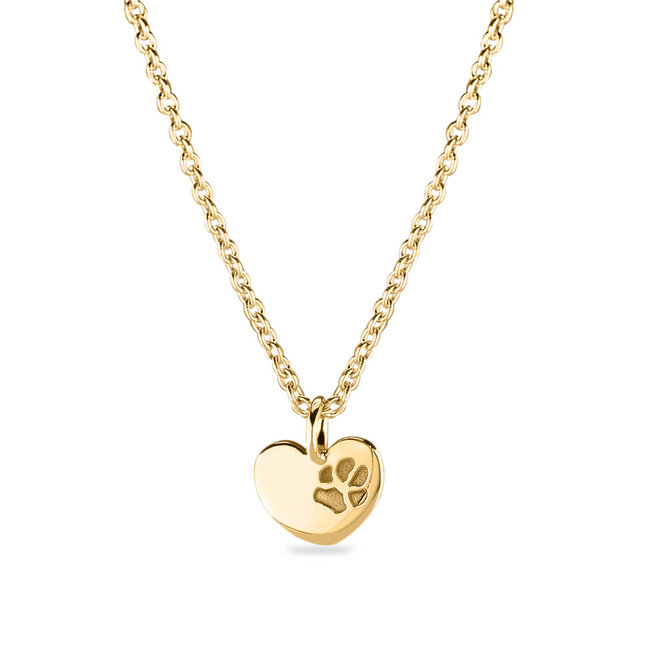 Heart engraving pendant medium