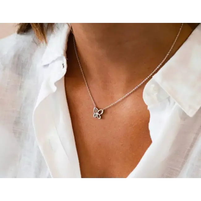 Vlinder ketting - ashanger