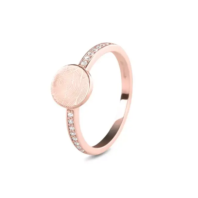 Zegel schrijfring met vingerafdruk