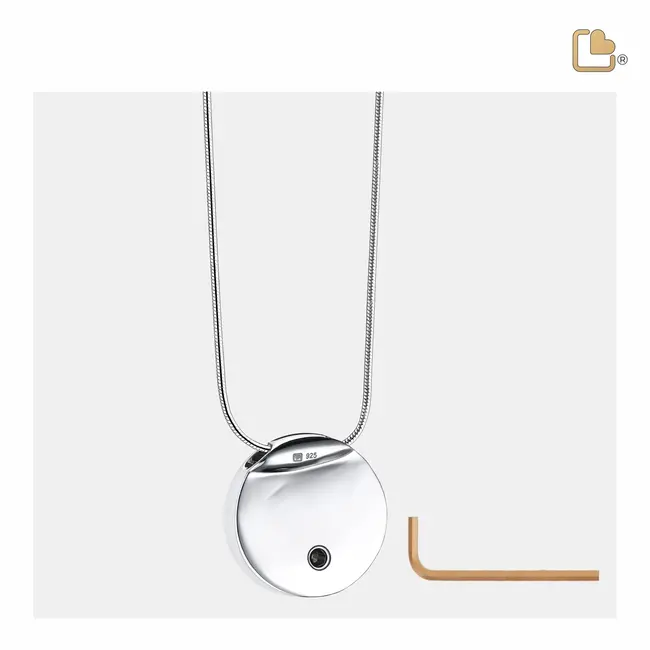 Eeuwigheid ashanger Zilverkleurig met Zirconia