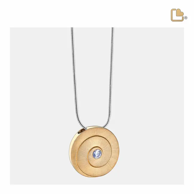 Eeuwigheid ashanger Goudkleurig Vermeil met Zirconia