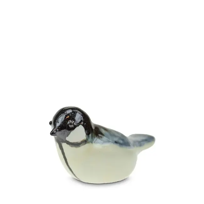 Keramische vogel mini urn - Jan