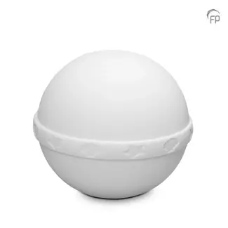 GreenLeave Biologische urn Nu - wit