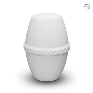 GreenLeave Biologische urn Oceanus - wit