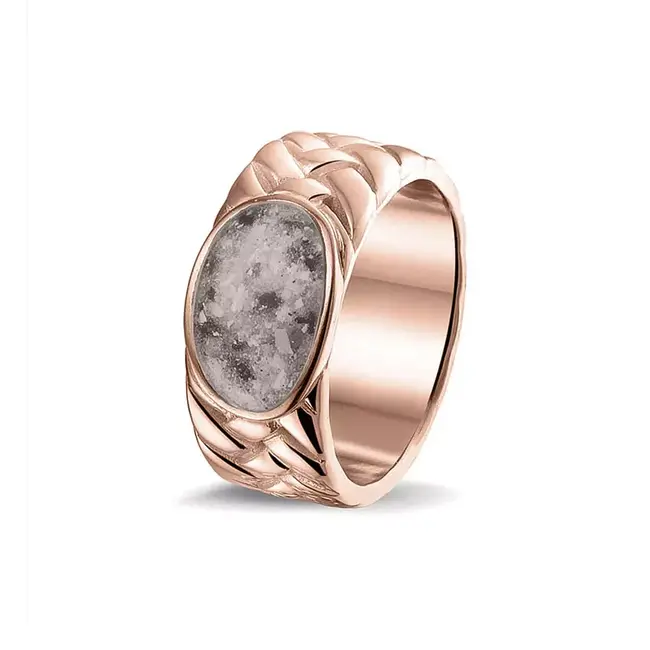 Herenring as gevlochten bandring