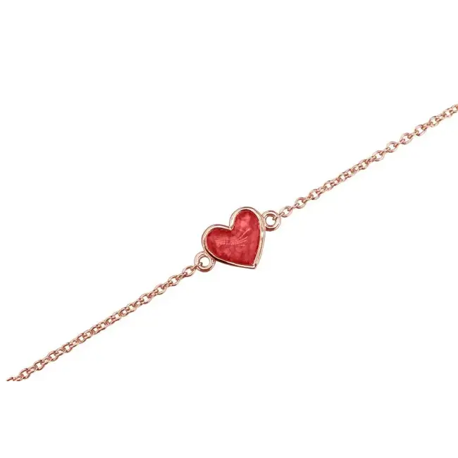 Ketting armband as dames met hart