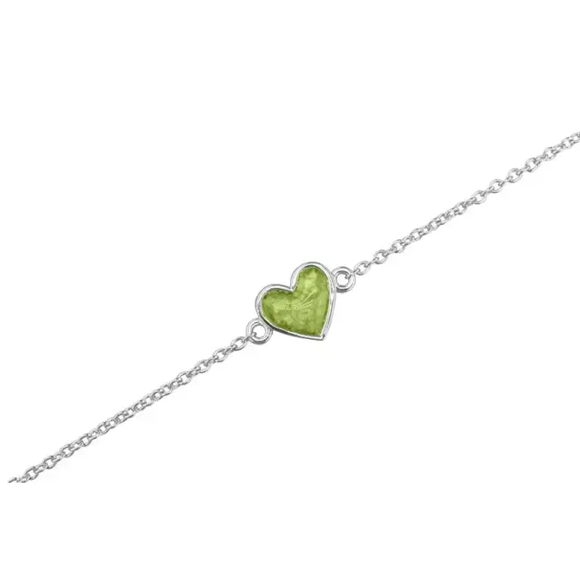 Ketting armband as dames met hart