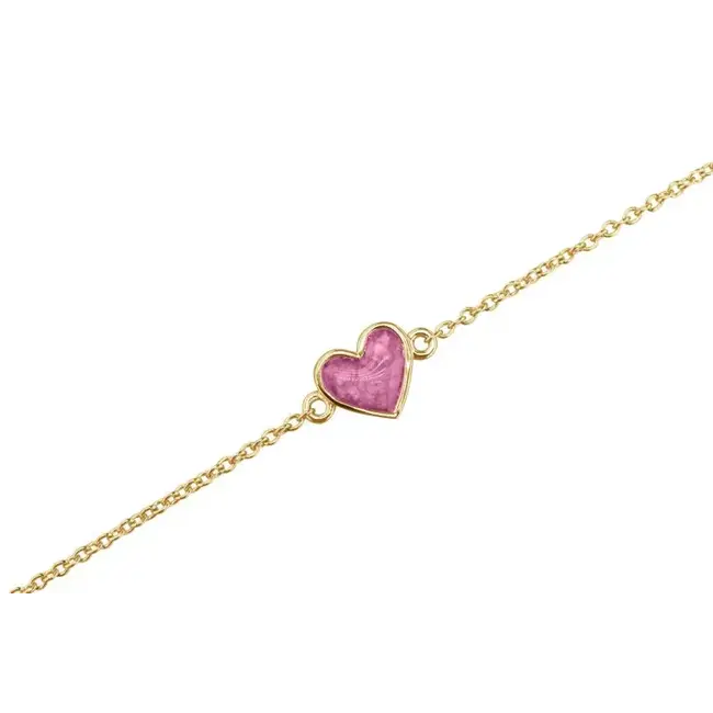 Ketting armband as dames met hart